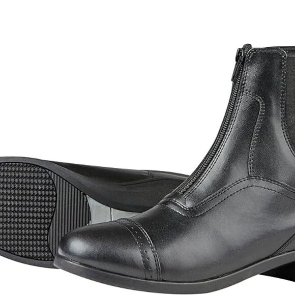 Saxon Syntovia Children’s Zip Paddock Boots – Black – Multiple Sizes - Picture 3 of 3